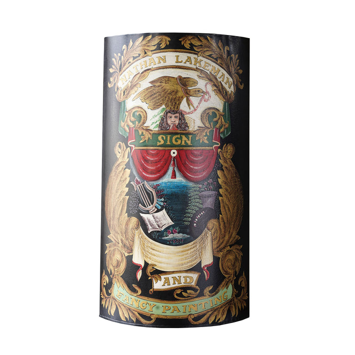 Hand Painted Toile Umbrella Stand