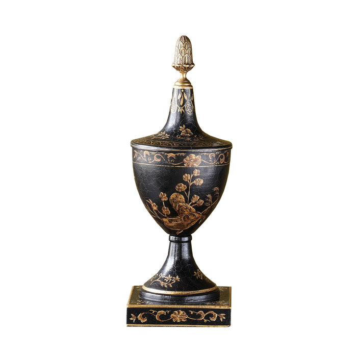 Hand Painted Chinoiserie Finial