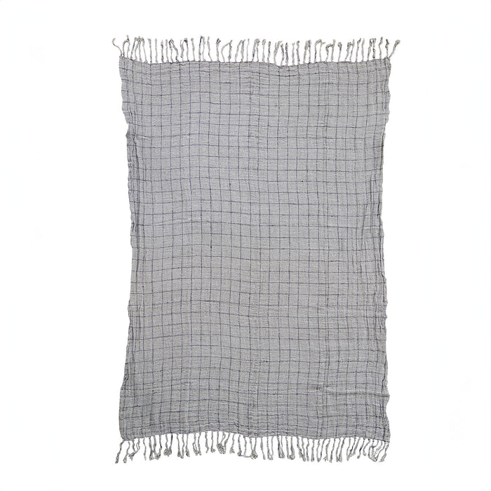 Charleroi Handwoven 100% Linen Throw
