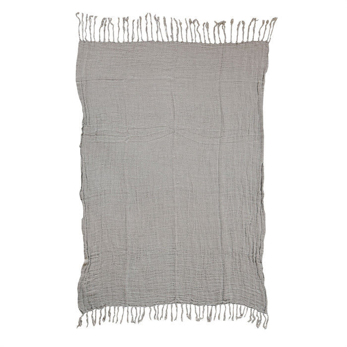 Lessines Handwoven 100% Linen Throw