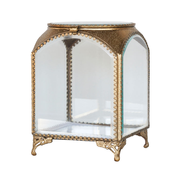 Ormolu Display Case with Circle Top
