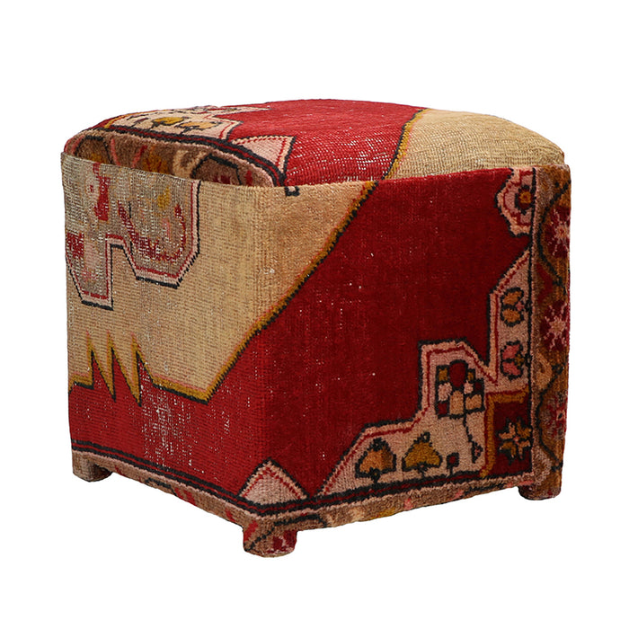 Turkish Rug Stool Undyed