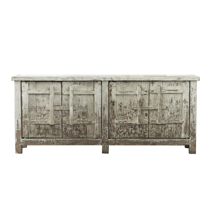 Salvaged Door Buffet, White