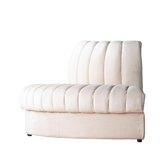 Estelle Modular Sofa, Oatmeal, Outside Corner