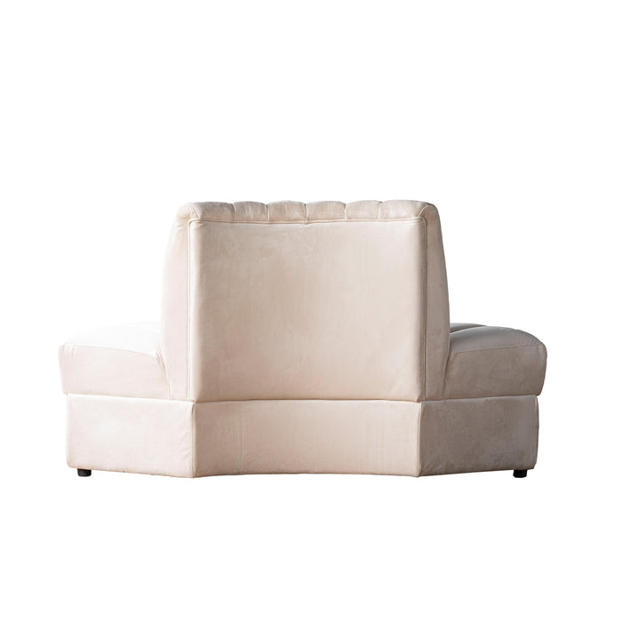 Estelle Modular Sofa, Oatmeal, Outside Corner