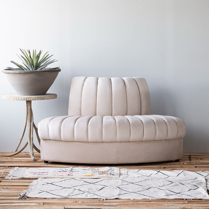 Estelle Modular Sofa, Oatmeal, Outside Corner