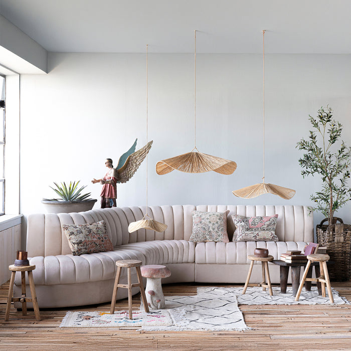 Estelle Modular Sofa, Oatmeal, Outside Corner