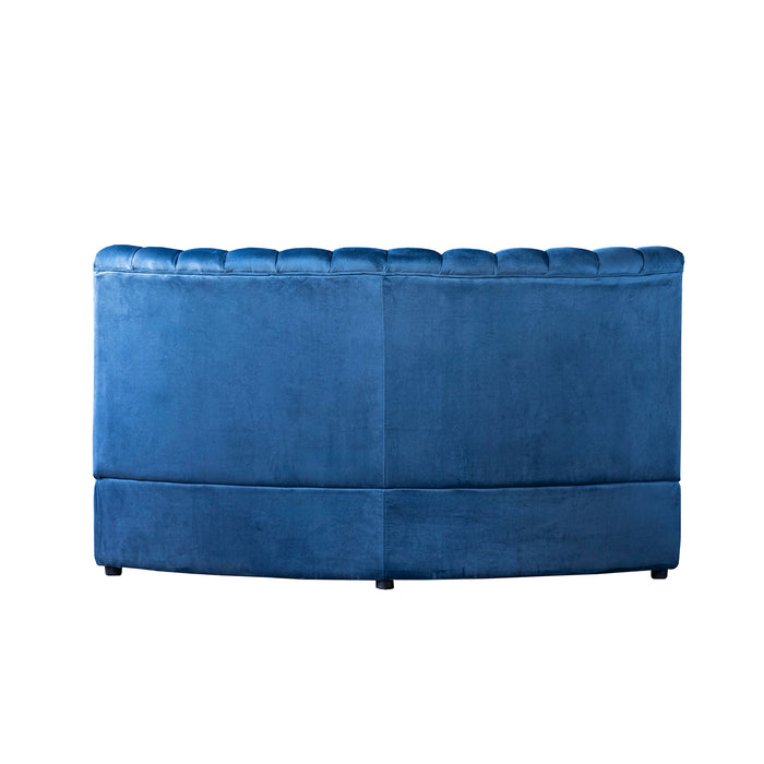 Estelle Modular Sofa, Navy, Curved