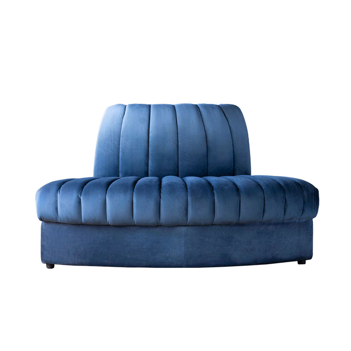 Estelle Modular Sofa, Navy, Outside Corner