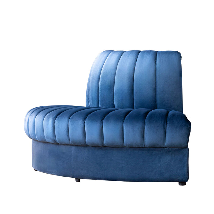 Estelle Modular Sofa, Navy, Outside Corner