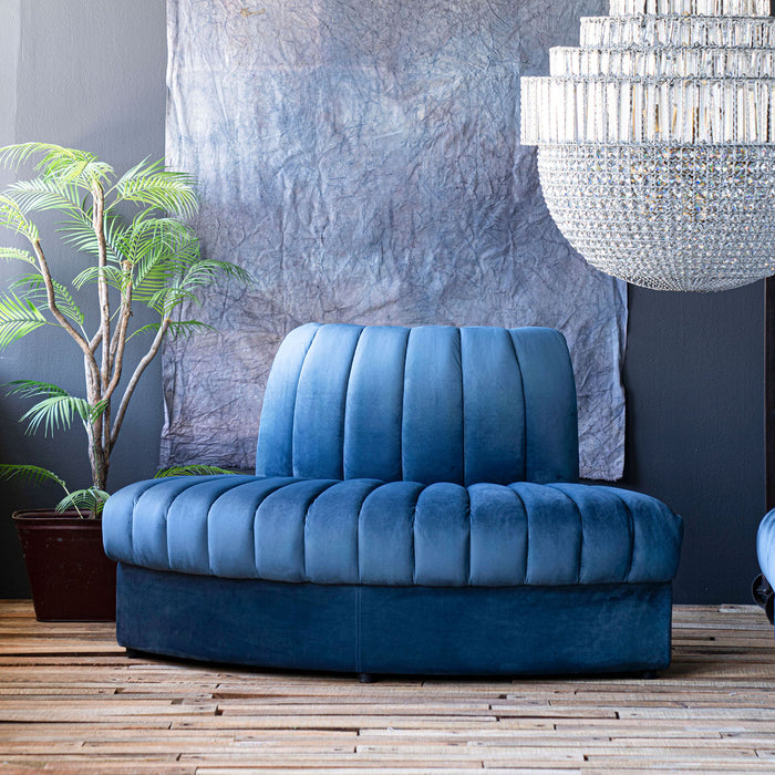 Estelle Modular Sofa, Navy, Outside Corner