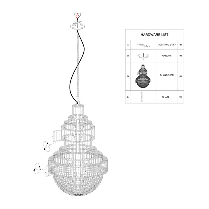 Grand Entry Chandelier