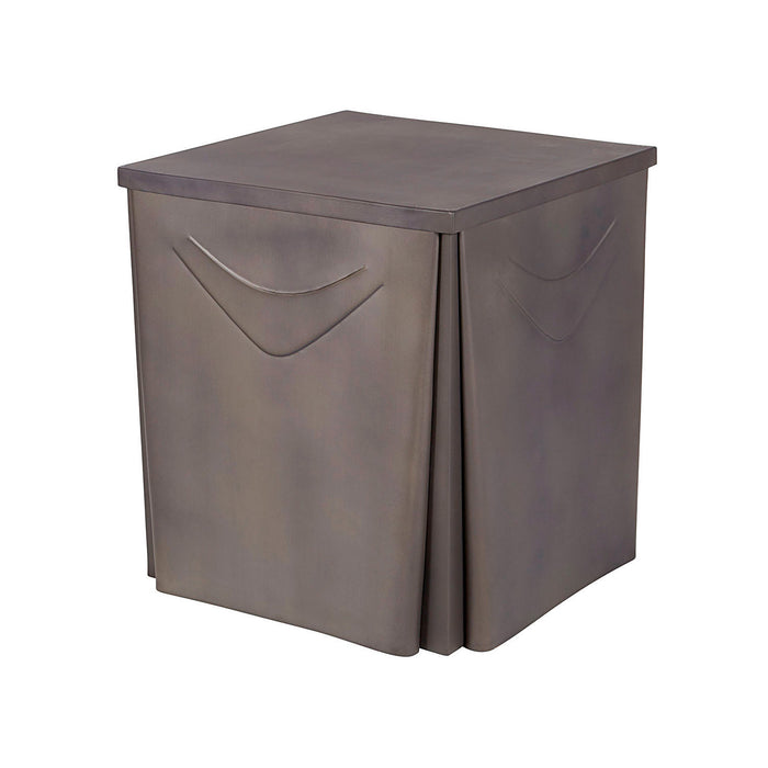 Metal Skirted Side Table