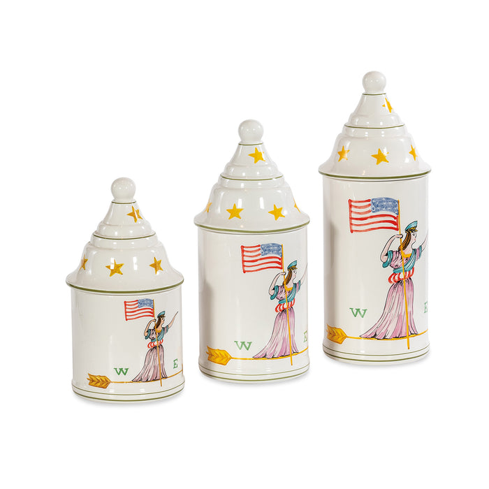 Americana Canisters (S/3)