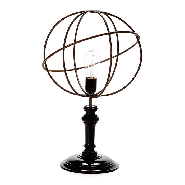 Geometric Wire Table Lamp Sphere