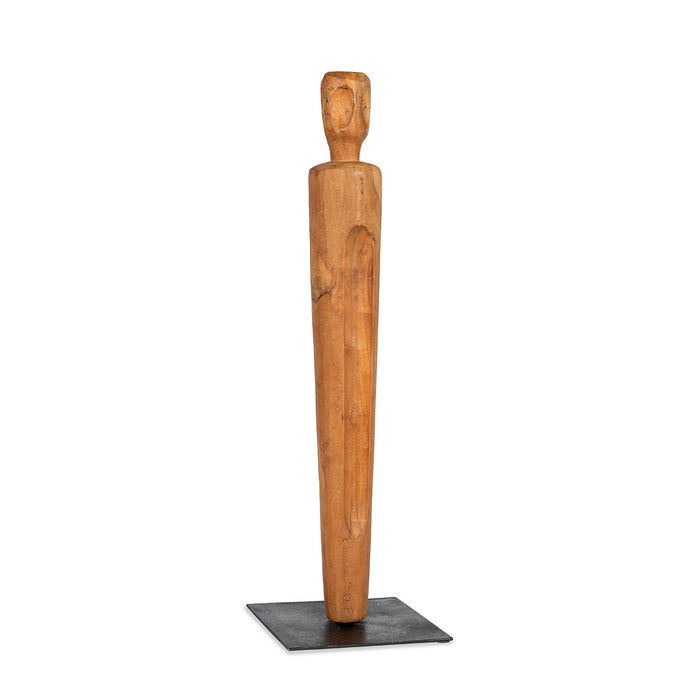 Carved Villager on Stand