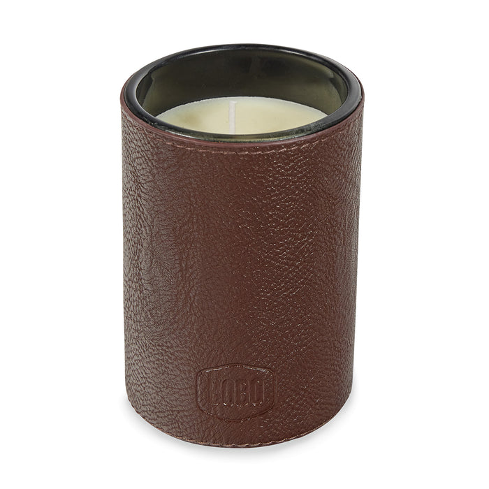 Woody Spice Brown Candle & Whiskey Tumbler