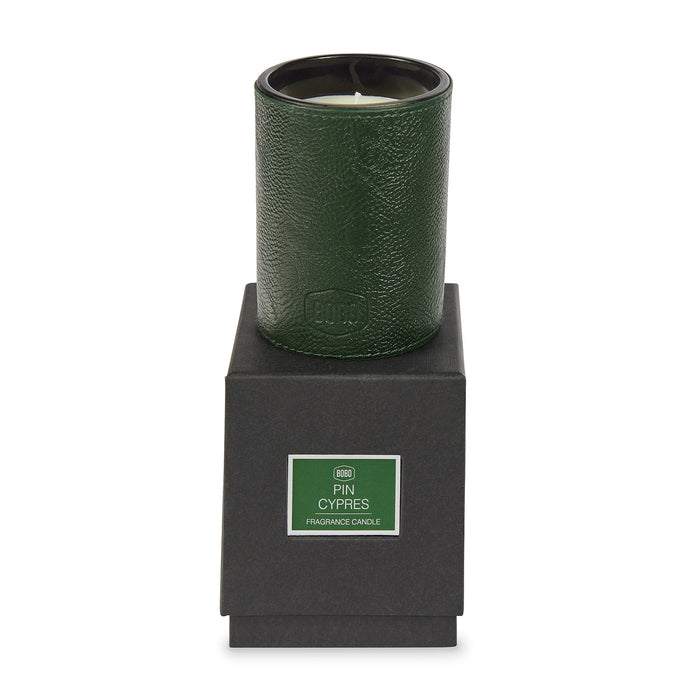 Pin & Cypress Green Candle & Whiskey Tumbler