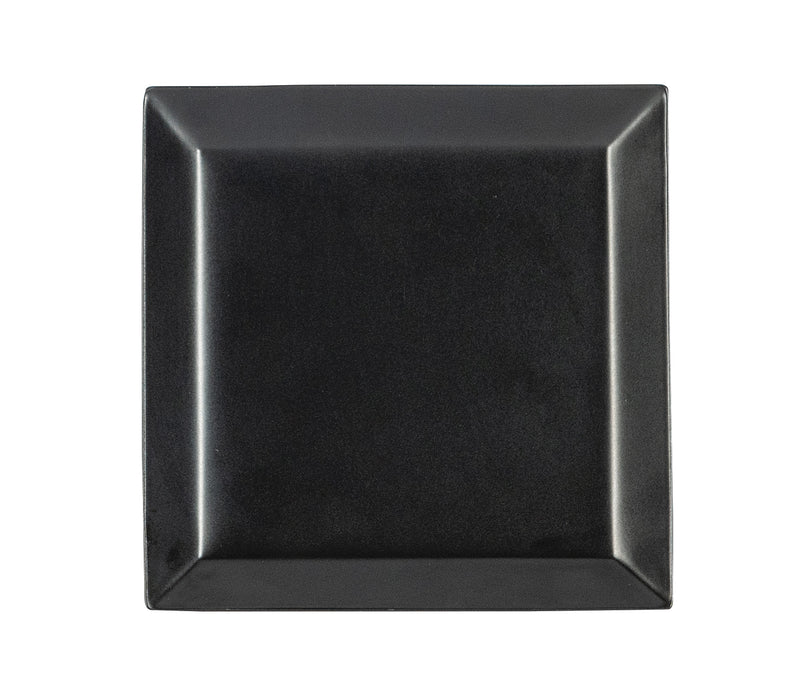Square Small Tray Matte Black Finish