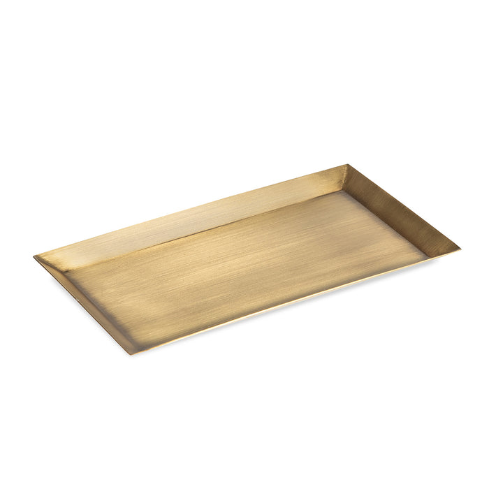 Rectangle Large Tray Antique Brass Finish
