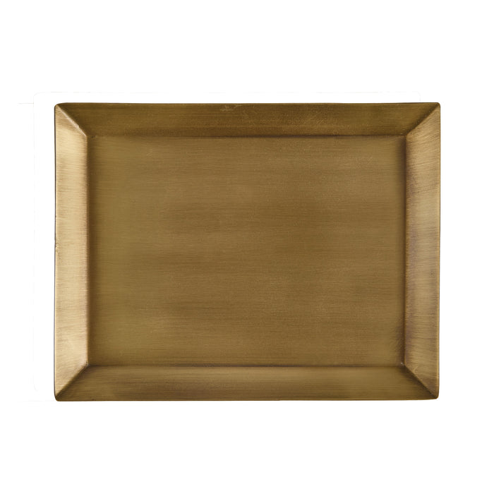 Rectangle Medium Tray Antique Brass Finish