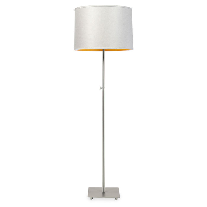 Adjustable Floor Lamp Stainless Steel (Shade Not Included)