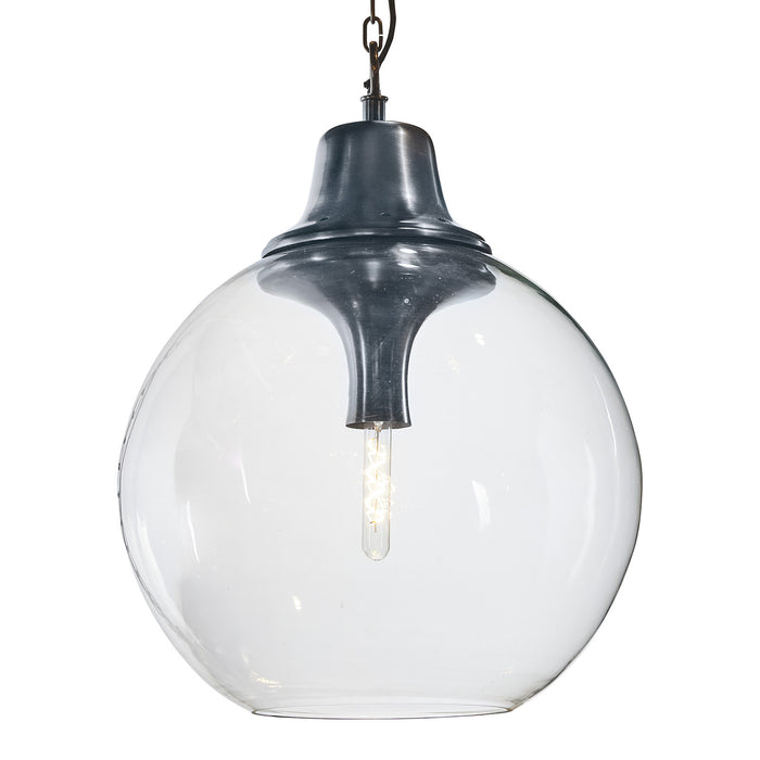 Goddard Pendant 22in Aged Steel