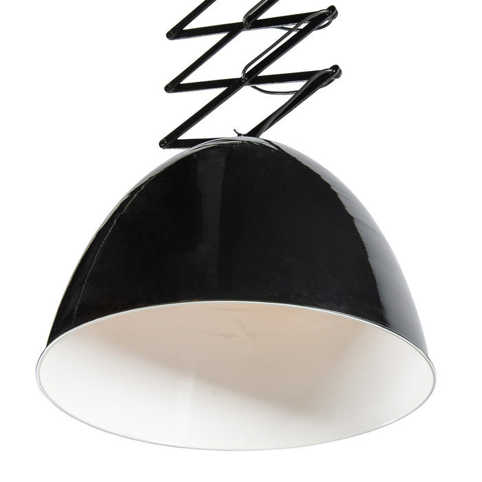 Black Iron Scissor Pendant