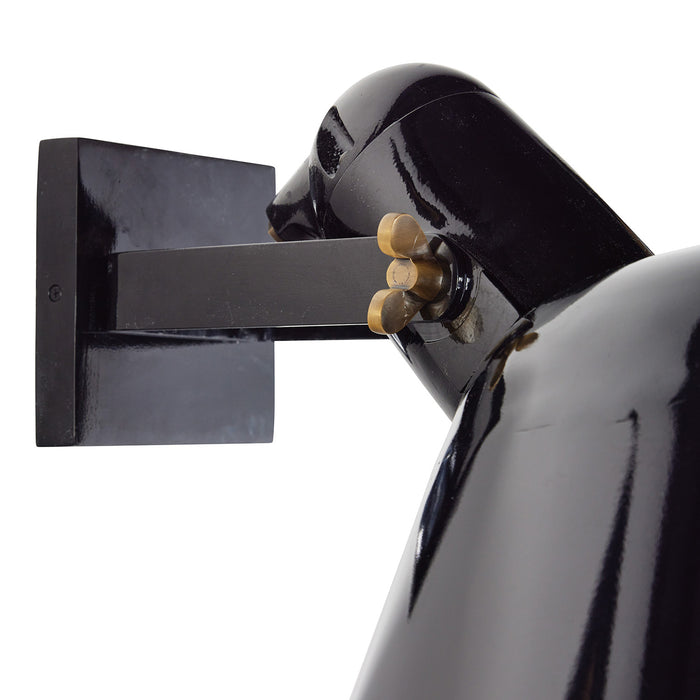 Gas Station Sconce Black