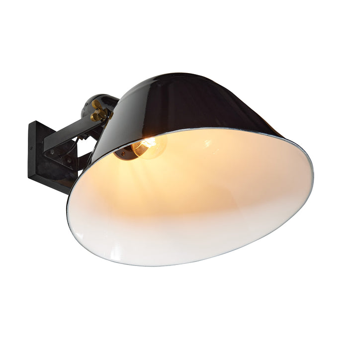 Gas Station Sconce Black