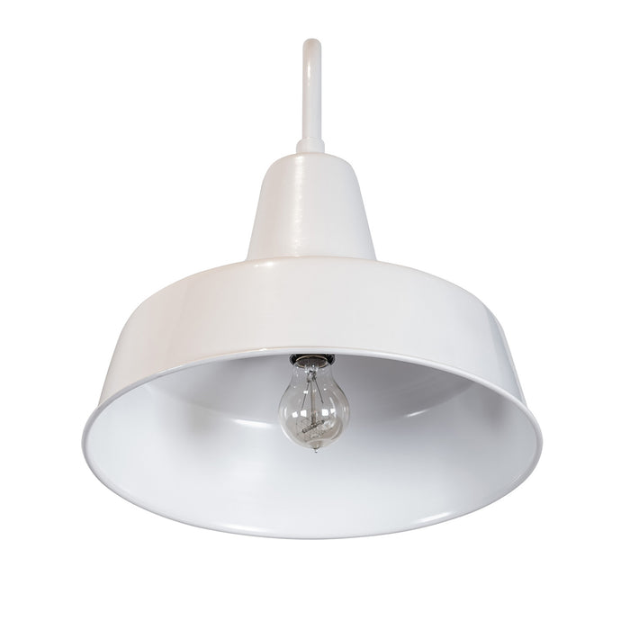 Retro Rondeau Sconce White