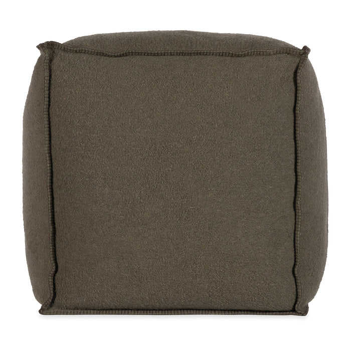 Swiss Army Pouf 24X24X24 Green/Brown