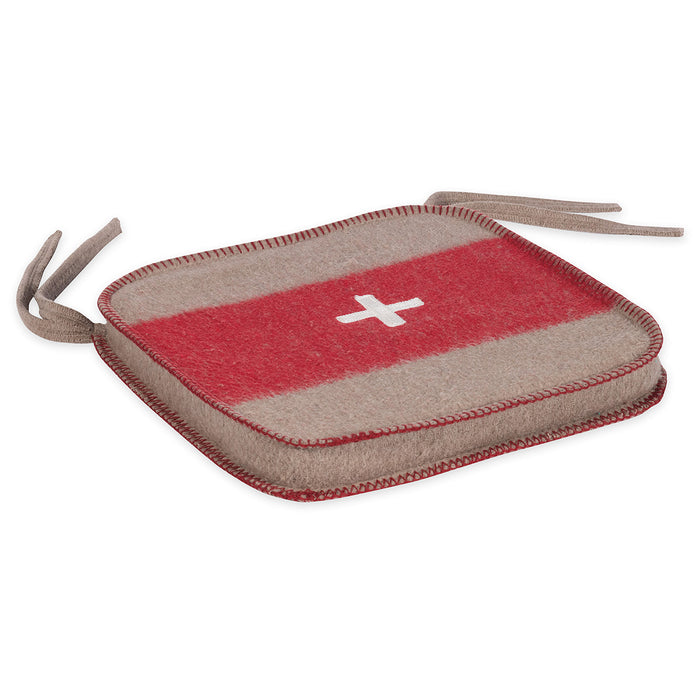 Swiss Army Chair Cushion 15X15 Brown/Red