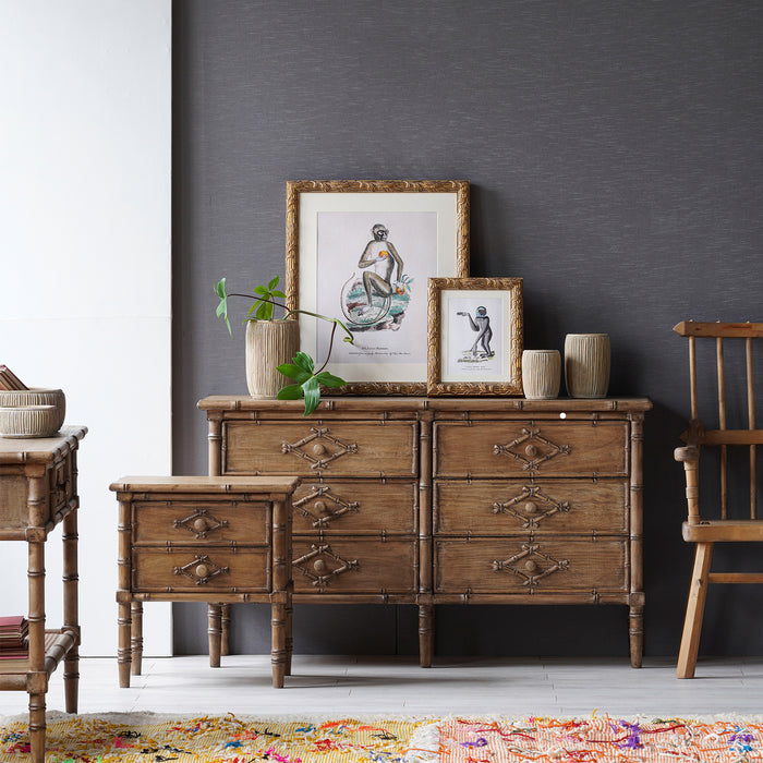 Faux Bamboo Dresser Blue Ocean Traders Faux Bamboo Dresser Blue Ocean Traders