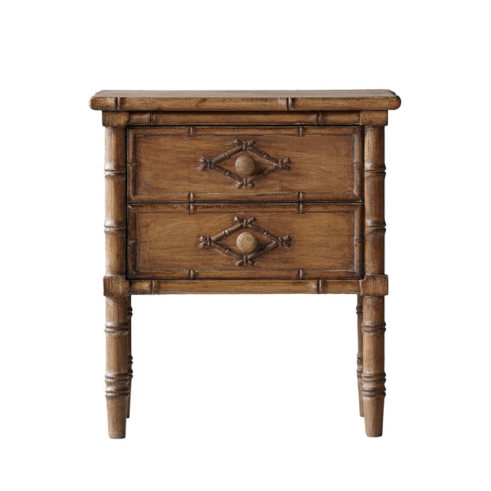 Faux Bamboo Night Stand