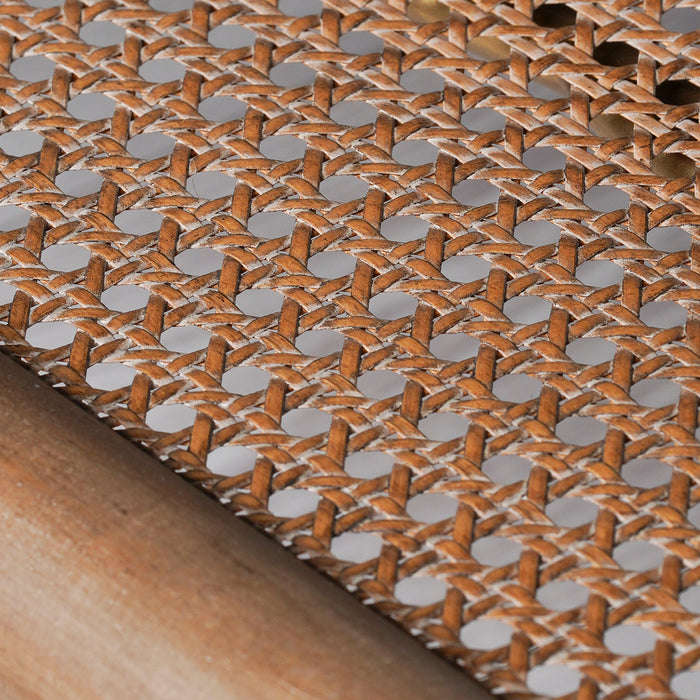 Faux Bamboo Console Table