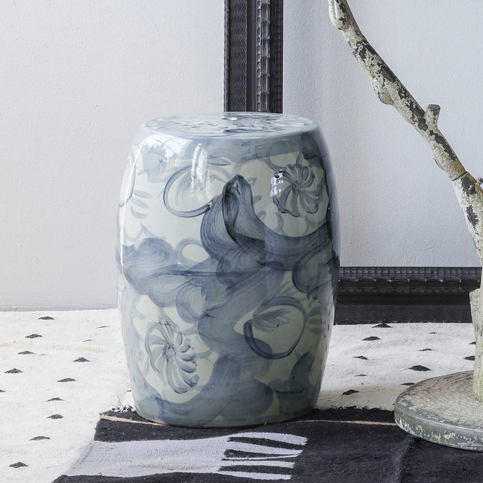 Jingdezhen Hand-Painted Folk Garden Stool