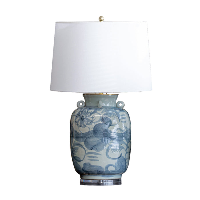 Jingdezhen Porcelain Hand-Painted Folk Lamp