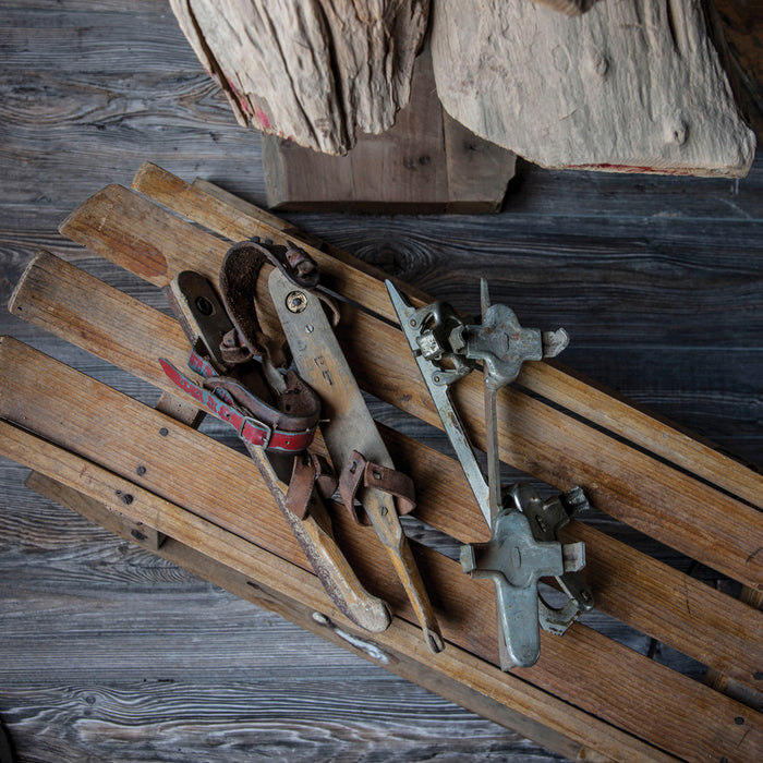 Vintage Ice Skate, Pair