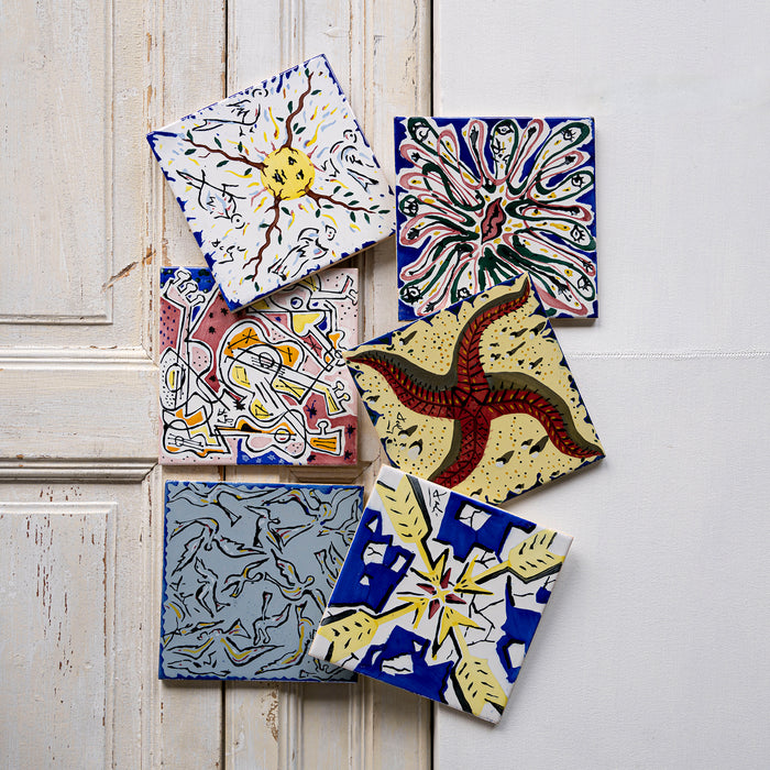 Set 6 Vintage Tile by Salvador Dali “La Suite Catalane”