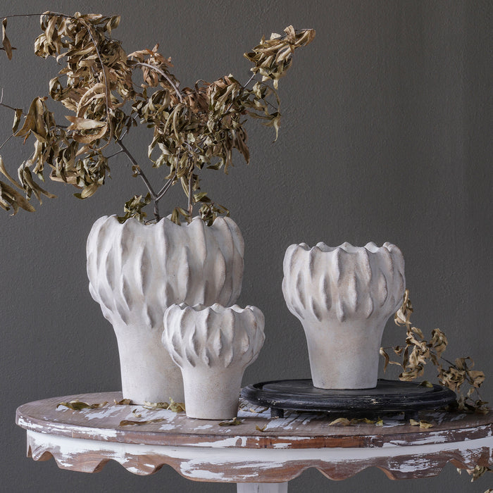 Concrete Lucid Planter, Tappered