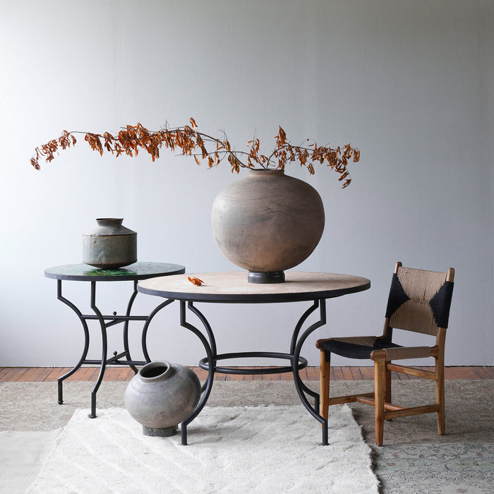 Zellige Unglazed Tile Bistro Table