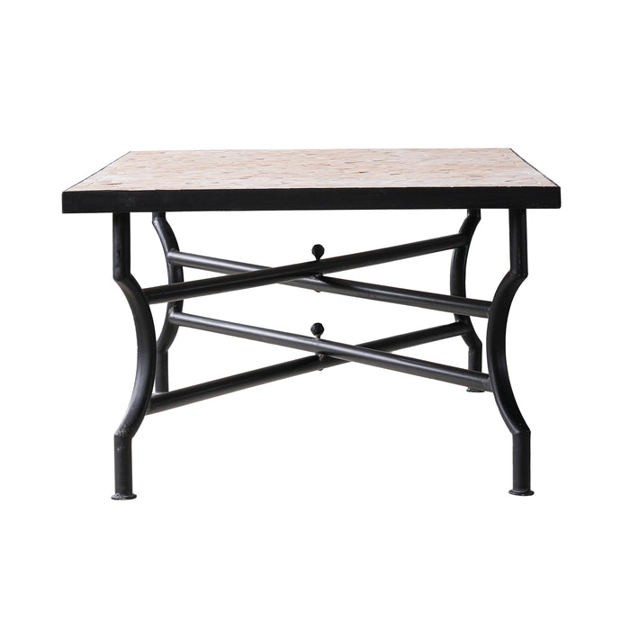 Zellige Unglazed Tile Coffee Table