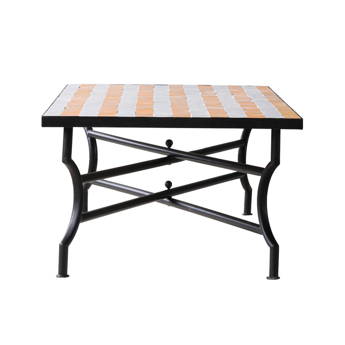 Zellige Stripes Tile Coffee Table