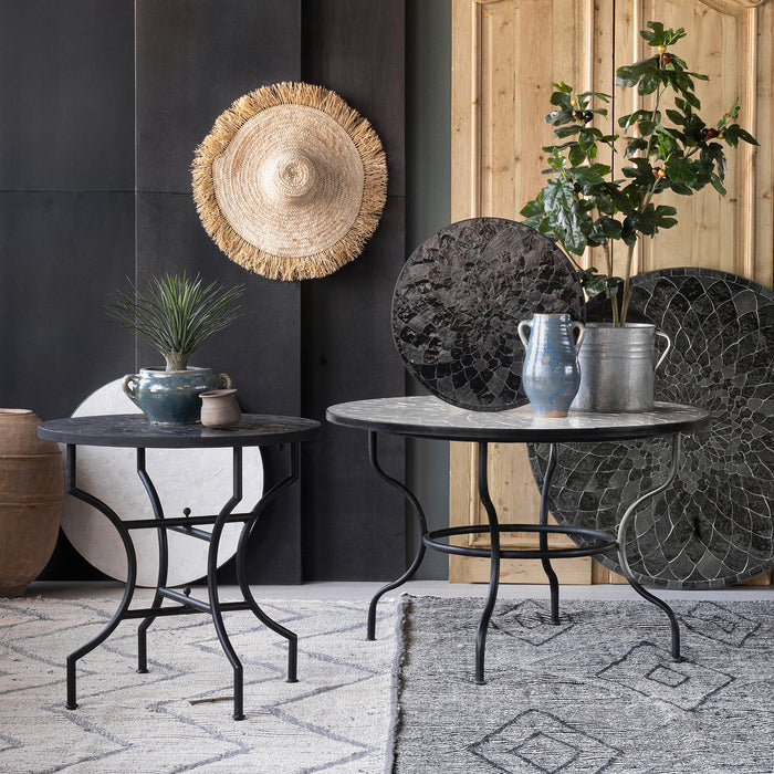 Zellige Midnight Sky Tile Bistro Table