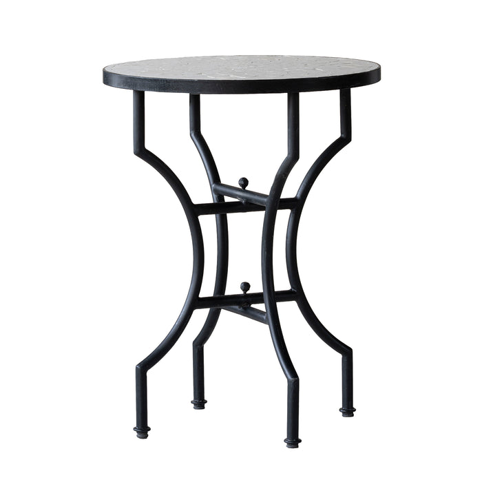 Zellige Vanilla Tile Bistro Table