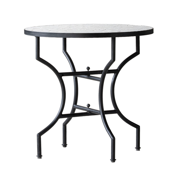 Zellige Vanilla Tile Bistro Table