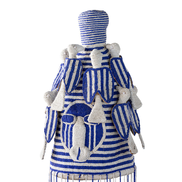 Yoruba Beaded Crown, Multi-color