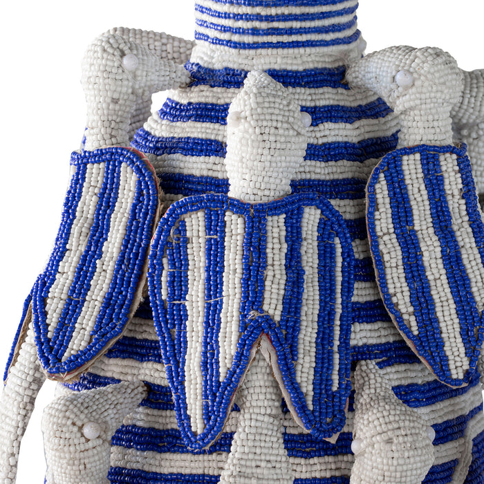 Yoruba Beaded Crown, Multi-color