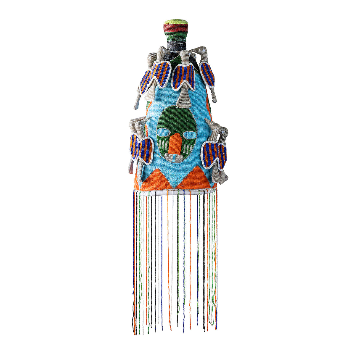 Yoruba Beaded Crown, Multi-color — Blue Ocean Traders
